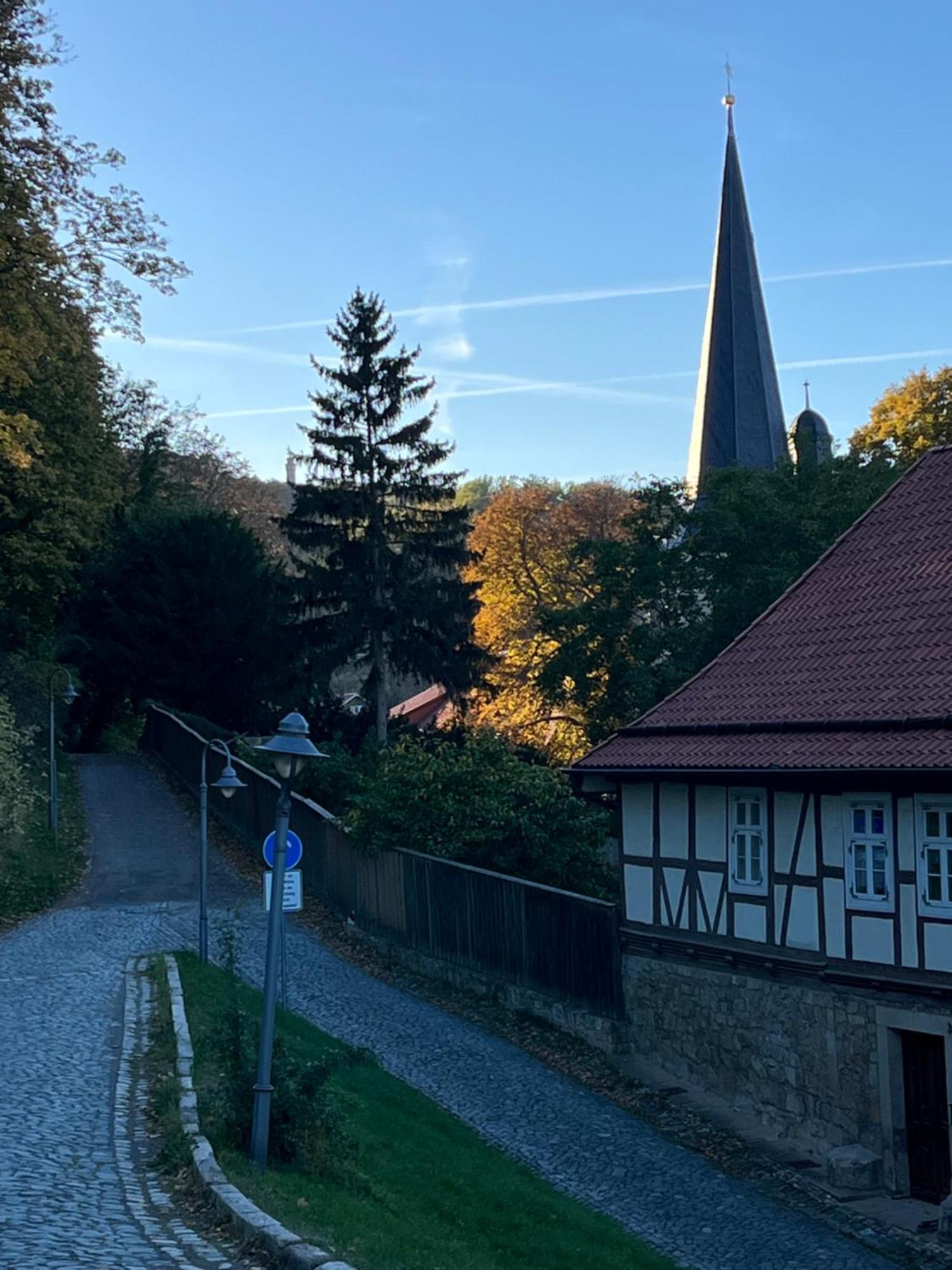 布兰肯堡"Kleinstes Haus Von Blankenburg" Urlaub In Einem Einzigartigen Baudenkmal别墅 外观 照片